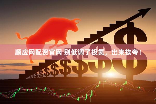 顺应网配资官网 别低调了极氪，出来挨夸！